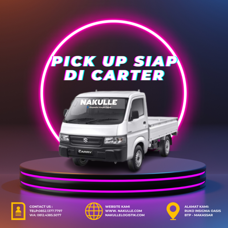 Carter Mobil Pick Up Makassar Manado Murah