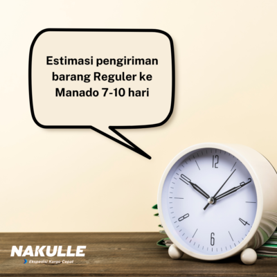 estimasi pengiriman barang dari makassar ke manado
