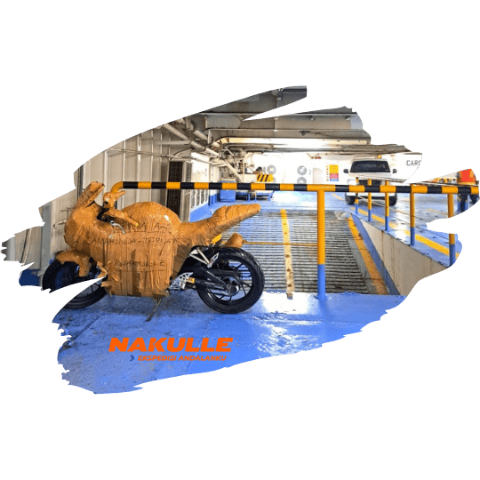 cara kirim motor ke luar pulau by Nakulle Logistik