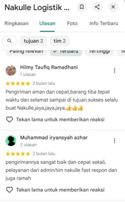 testimoni ekspedisi makassar ambon 