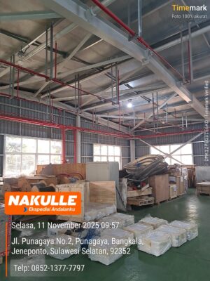 Pengiriman barang dengan Nakulle Logistik 